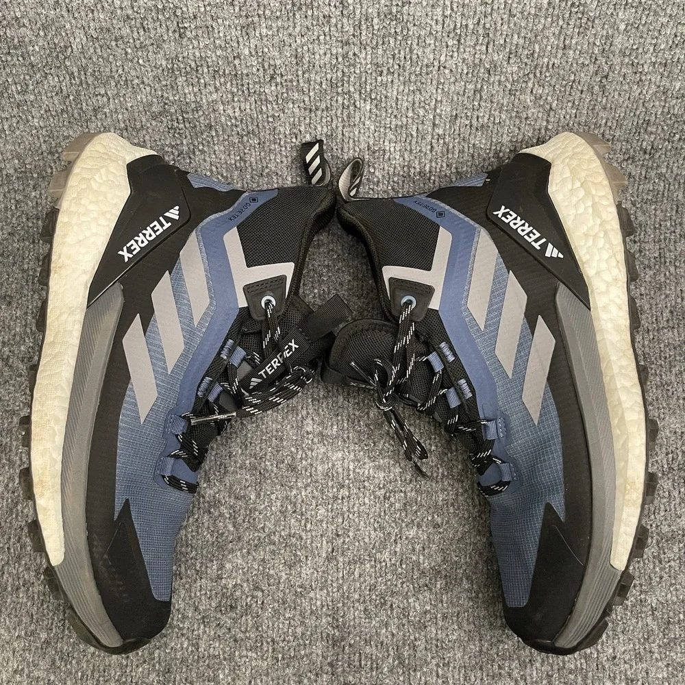 Adidas Terrex Free Hiker GORE-TEX 2 Hiking Boots Mens Sz 9 H3525 Blue
